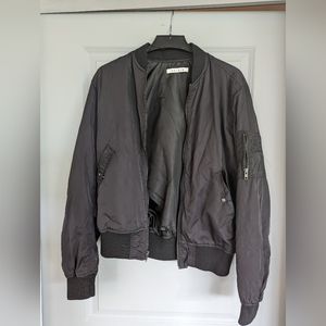 Black PacSun Bomber Jacket